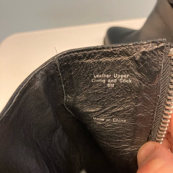 THE WISHBONE COLLECTION Sz 9 Lilla Stacked 3” Heel Zipper Western Style Booties - Picture 9 of 10